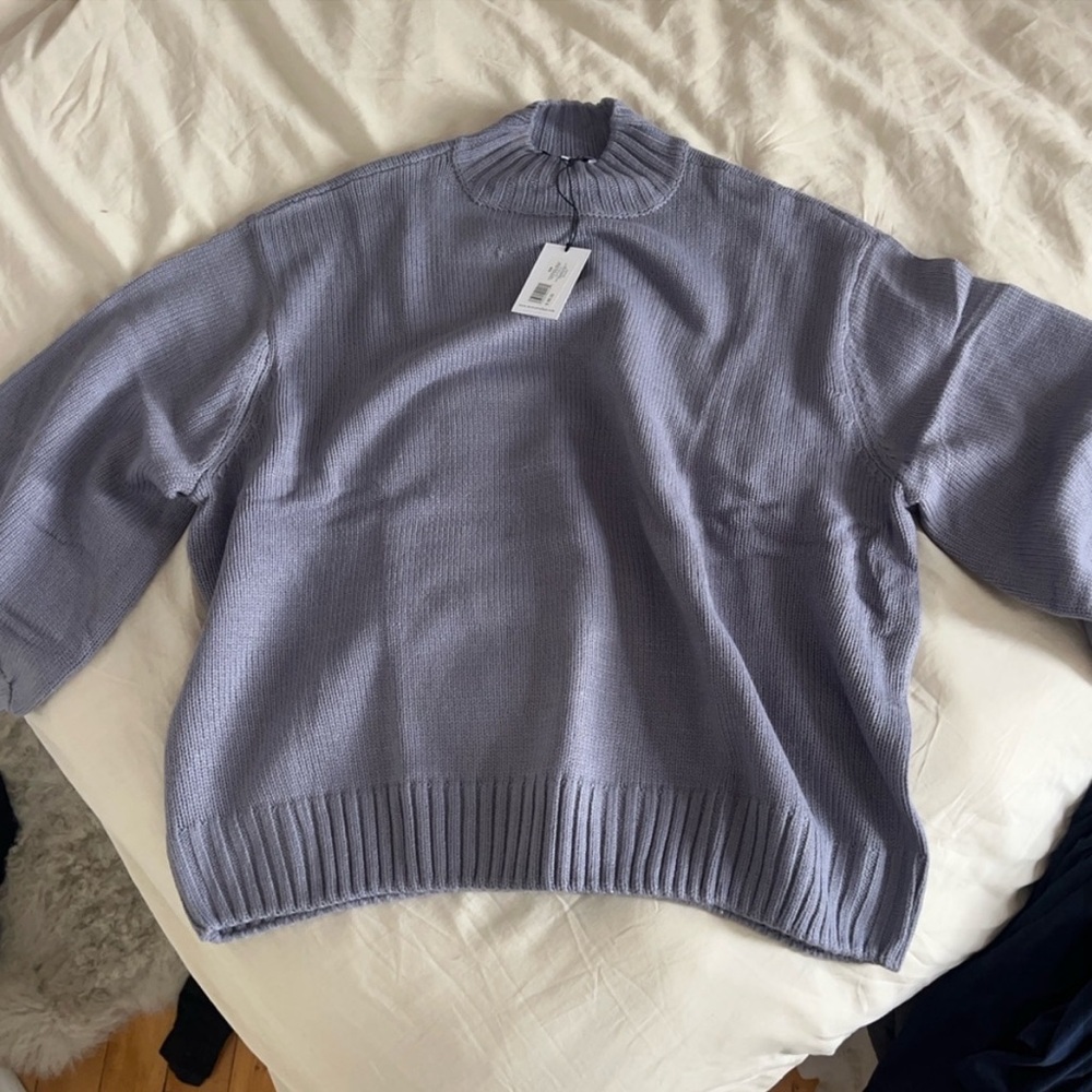 WeWoreWhat Oversized Mock Neck Sweater - Picture 5 of 9